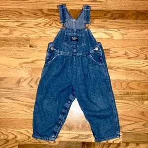 VINTAGE | OSHKOSH B’GOSH VESTBAK THE GENUINE ARTICLE DENIM OVERALLS | 3T